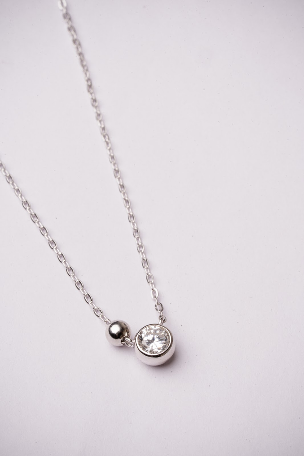 Silver Permium Stylish Pendant Necklace For Women