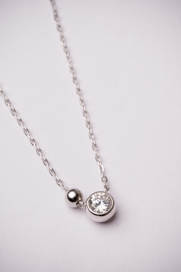 Silver Permium Stylish Pendant Necklace For Women
