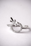 Silver Permium Elegant Daily Wear Finger Ring For Women