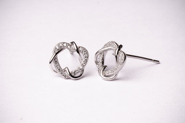 Silver PremiumStud Earrings ForWomen