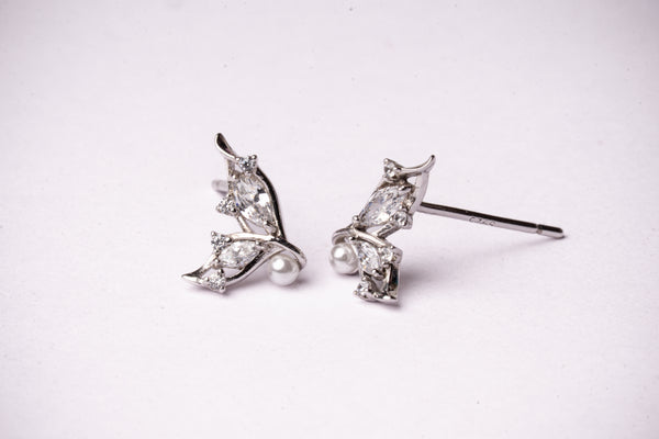 Silver PremiumStud Earrings ForWomen